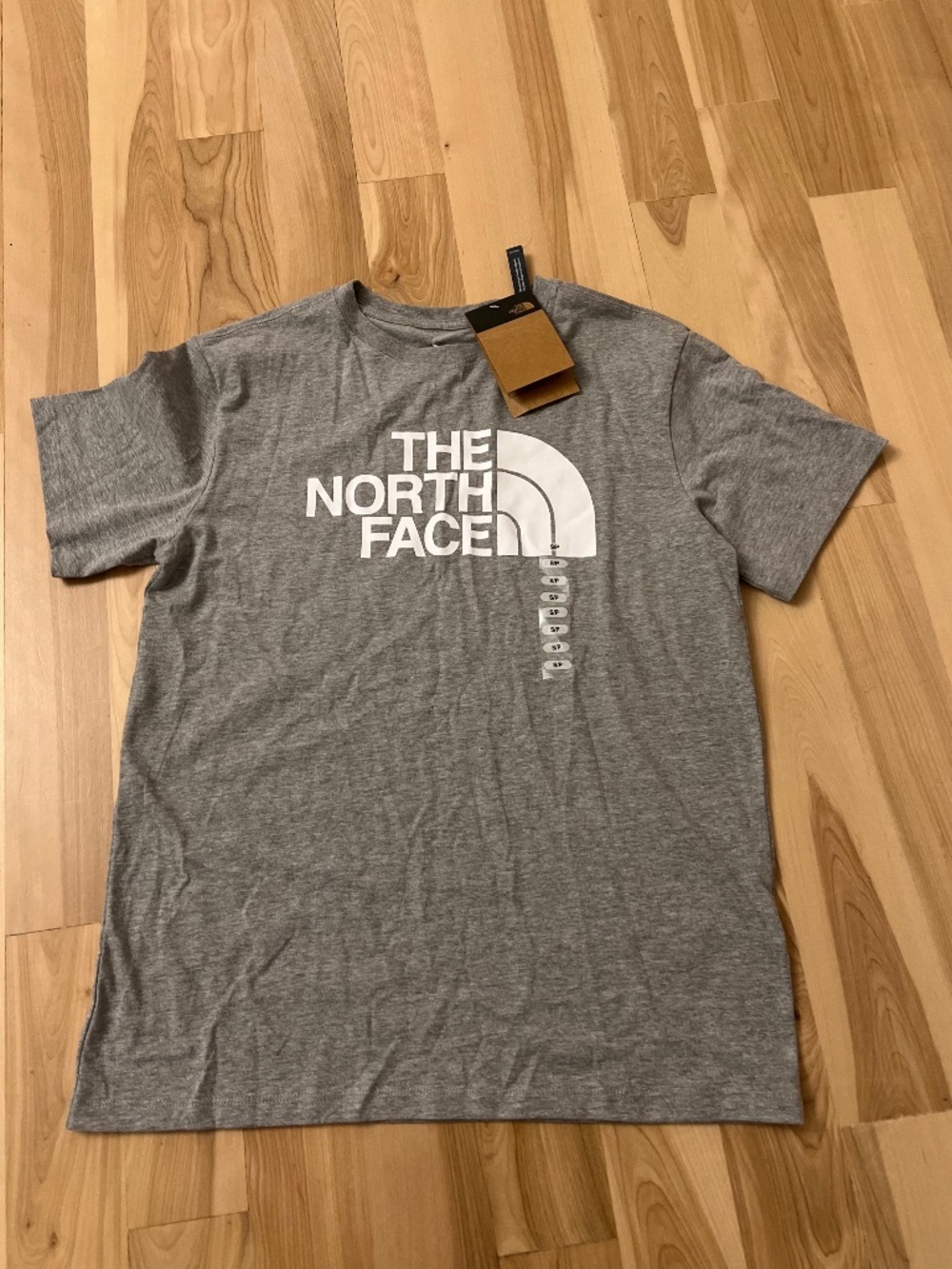 The North Face Gray Logo Short Sleeve Tee